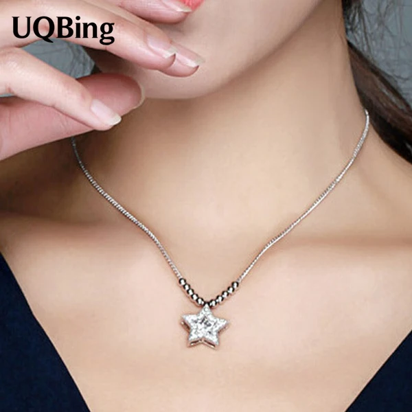 Бесплатная доставка модное ожерелье из стерлингового серебра 925 пробы с