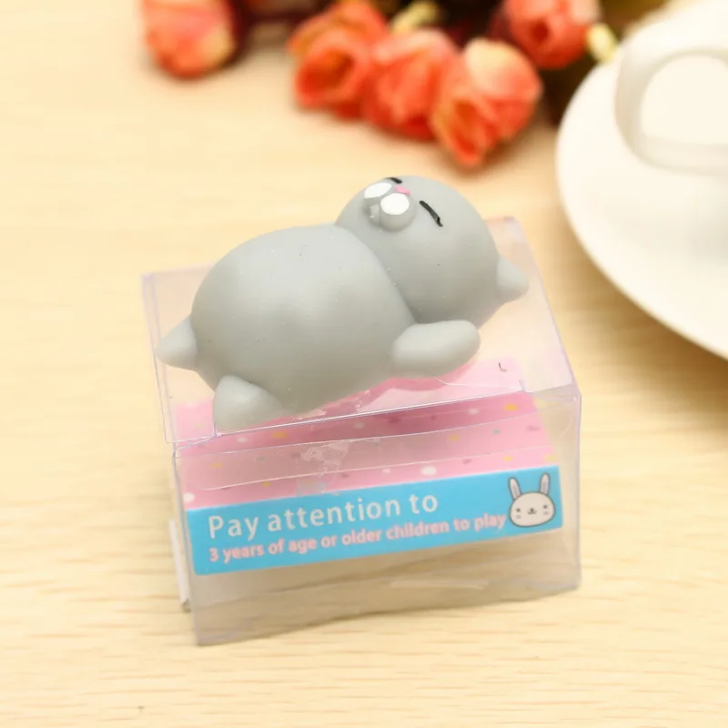 Кот котенок сжимает милые целебные игрушки Kawaii коллекция снятие стресса новинка игрушки подарок декор для детей