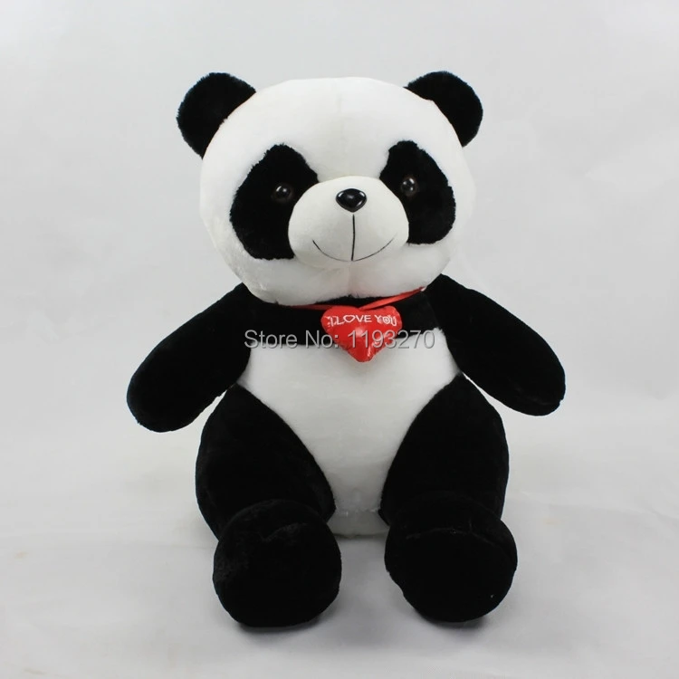 40cm panda plush toy i love you red heart panda doll birthday gift