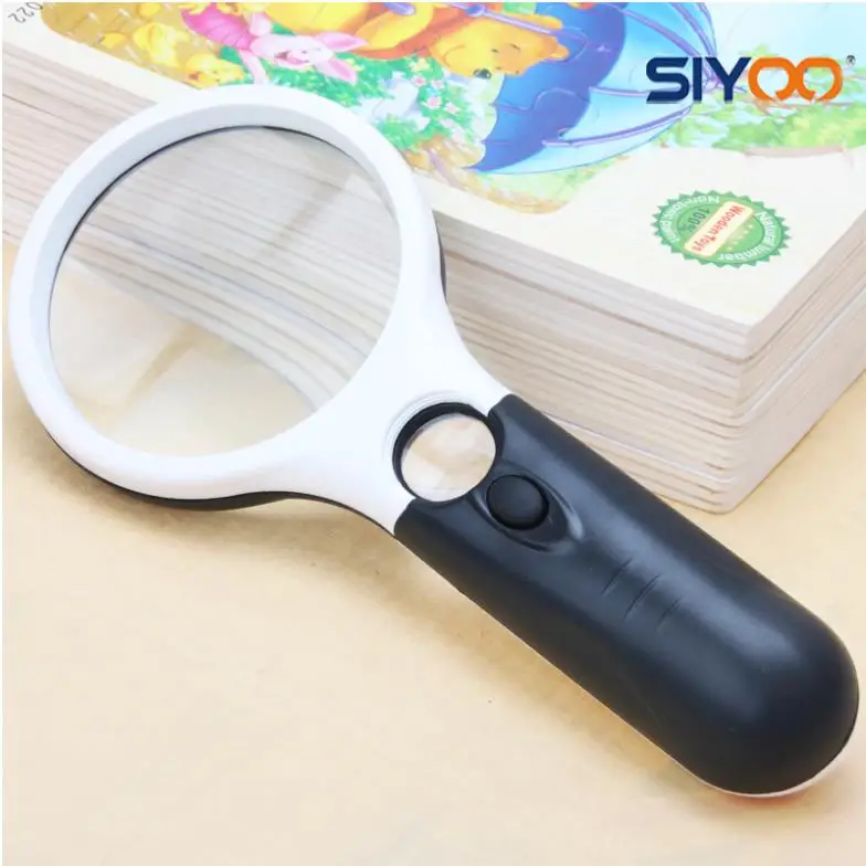 Optical Instruments Magnifiers LIGHT HD 10x 20x magnifying glass to read the identification mirror | Инструменты