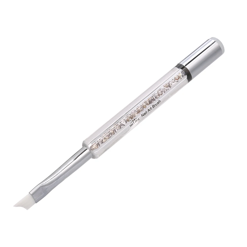 SOCHEAL Dual Ended Nail Art Design Painting Drawing Pen Brush Nail Gel Liner Pen Nail Tools Diamond Acrylic Handle Nail Art Tool