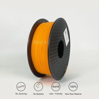 Orange Нить для 3D печати, Гибкая нить из ТПУ, гибкий пластик для 3d принтера, 1,75 мм, 1 кг, материалы для 3D печати, оранжевый цвет - Цвет: Orange