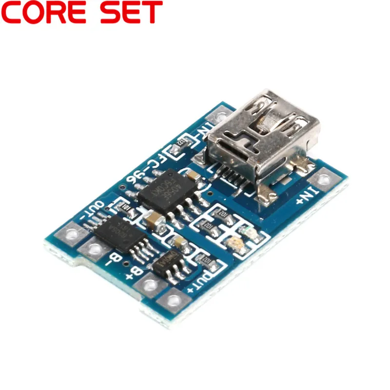 Зарядная плата TP4056 2 шт. MINI USB 5 В 1 А литий ионный аккумулятор 18650 зарядная модуль