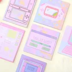 1 компл. блокноты для записей Sticky Notes Kawaii компьютер бумага Блокнот Далии Скрапбукинг наклейки офисные школьные канцелярские закладки