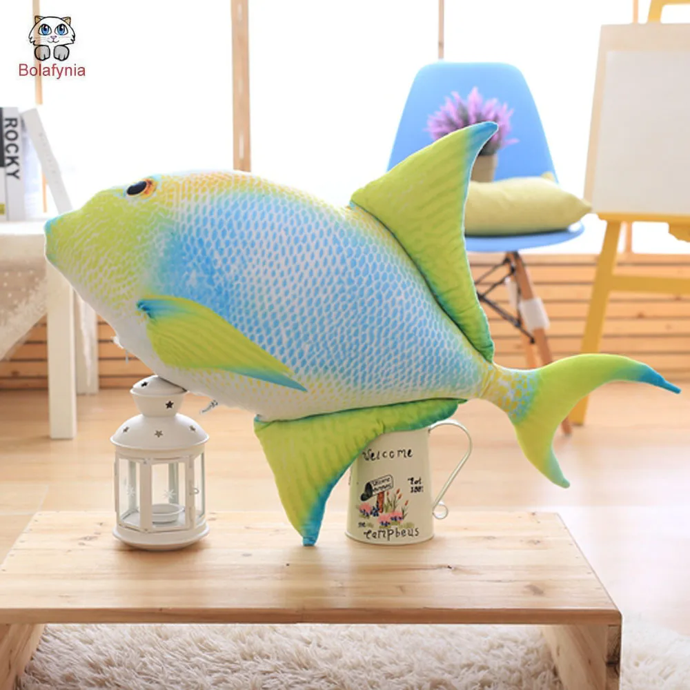 BOLAFYNIA Tropical Fish pillow Baby Kid Plush Toy for Christmas
