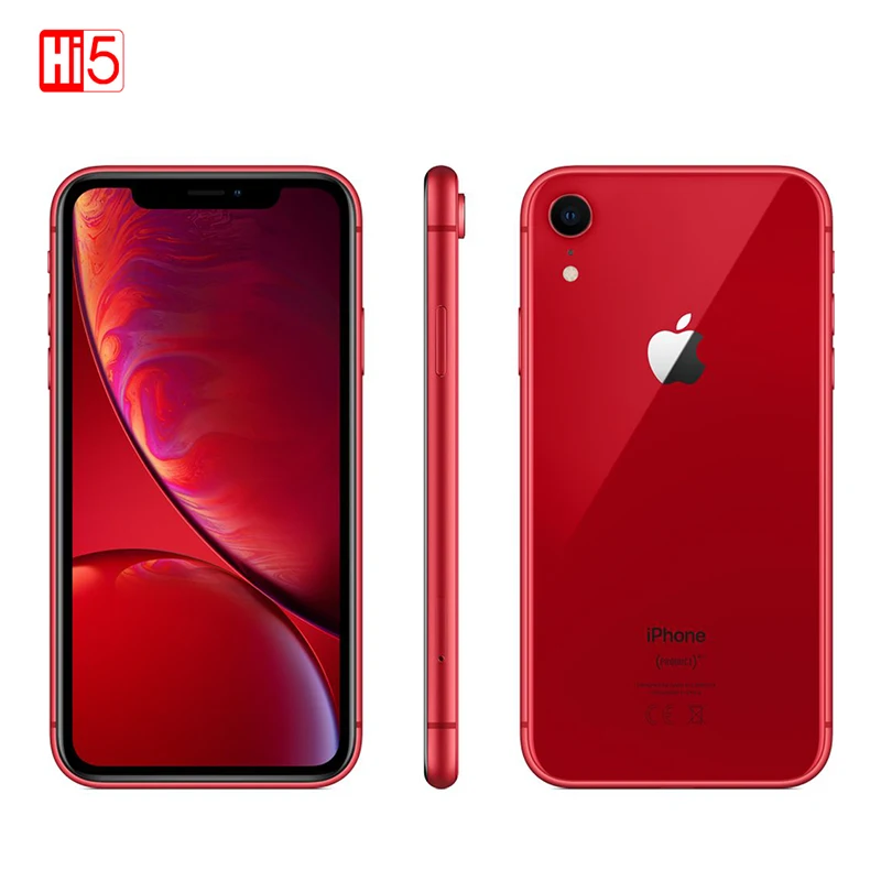 Unlocked Original Apple iPhone XR | 6.1" Liquid Retina Fully LCD Display 64GB/128GB/256GB ROM 4G Lte Face ID Smartphone iphone cell phones for sale iPhones