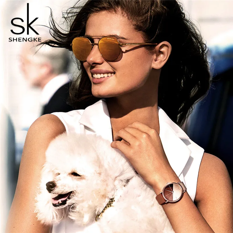 SK Luxury Leather Watches Women Creative Fashion Quartz Watches For Reloj Mujer 2018 Ladies Wrist Watch SHENGKE relogio feminino SK Luxury Leather Watches Women Creative Fashion Quartz Watches For Reloj Mujer 2018 Ladies Wrist Watch SHENGKE relogio feminino