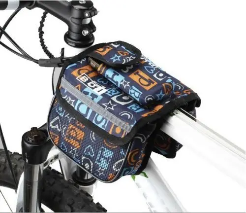 Flash Deal 2018 New Cycling Bike Bicycle Pannier Frame Front Tube Double Bag 4 Colors 2