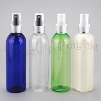 

40X200ml empty silver spray pump makeup Pearl bottles,200cc luxury perfume cosmetic mist sprayer container,cosmetic packaging