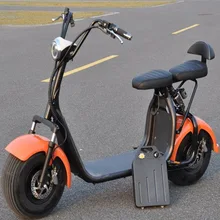 Электрический скутер Citycoco Fat Tire 1000 Вт 60 в 12AH/20AH литиевый Мотоцикл E-Bike Велоспорт ЖК-дисплей Bluetooth gps педаль город