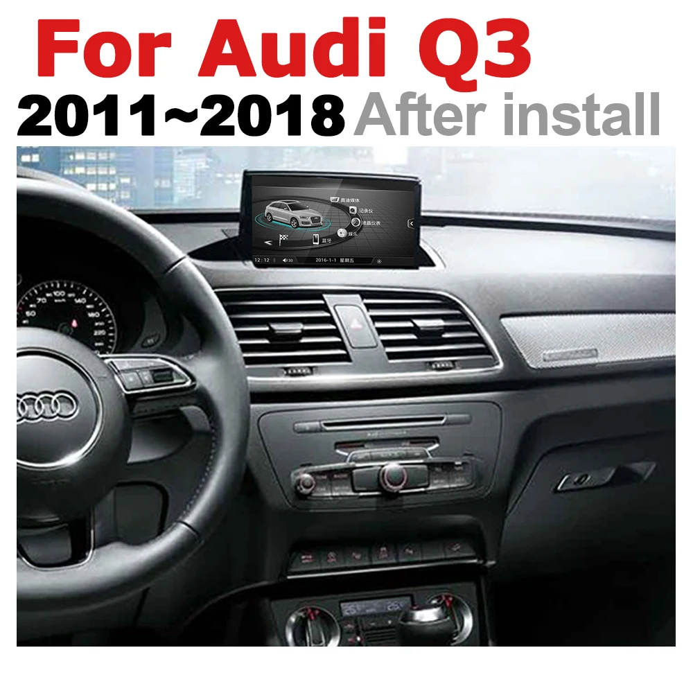 8-дюймовый Android 7,0 up Автомобильный мультимедийный плеер для Audi Q3 8V 2011~ MMI радио gps Navi карта WiFi стиль Bletooth