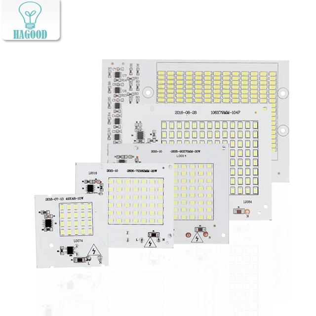 2835 5730 smd chip 10w 20w 30w 50w 100w smart ic led driver 220v