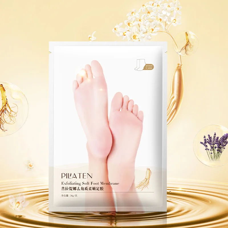 spesifikasi 2 Pasang Exfoliating Masker Kaki Kaus Kaki untuk Pedikur Kaki Bayi Kulit Kaki Masker Perawatan Kulit Detox Holika Holika Ayak Kosmetik mengupas