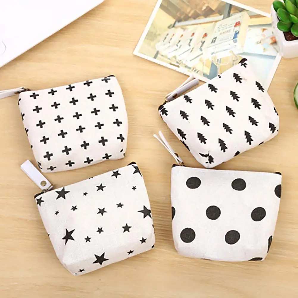 

Women Canvas Coin Purses Money Bag Children Zipper Pouch Portable Handbag Women Mini Change Wallets New Arrival