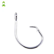 JSM 30 pz/lotto formato 8/0-15/0 In Acciaio Inox Ami Da Pesca Grande Gioco di Pesce Tonno Cerchio Esche Ami Da Pesca per il ghiaccio attrezzatura da pesca