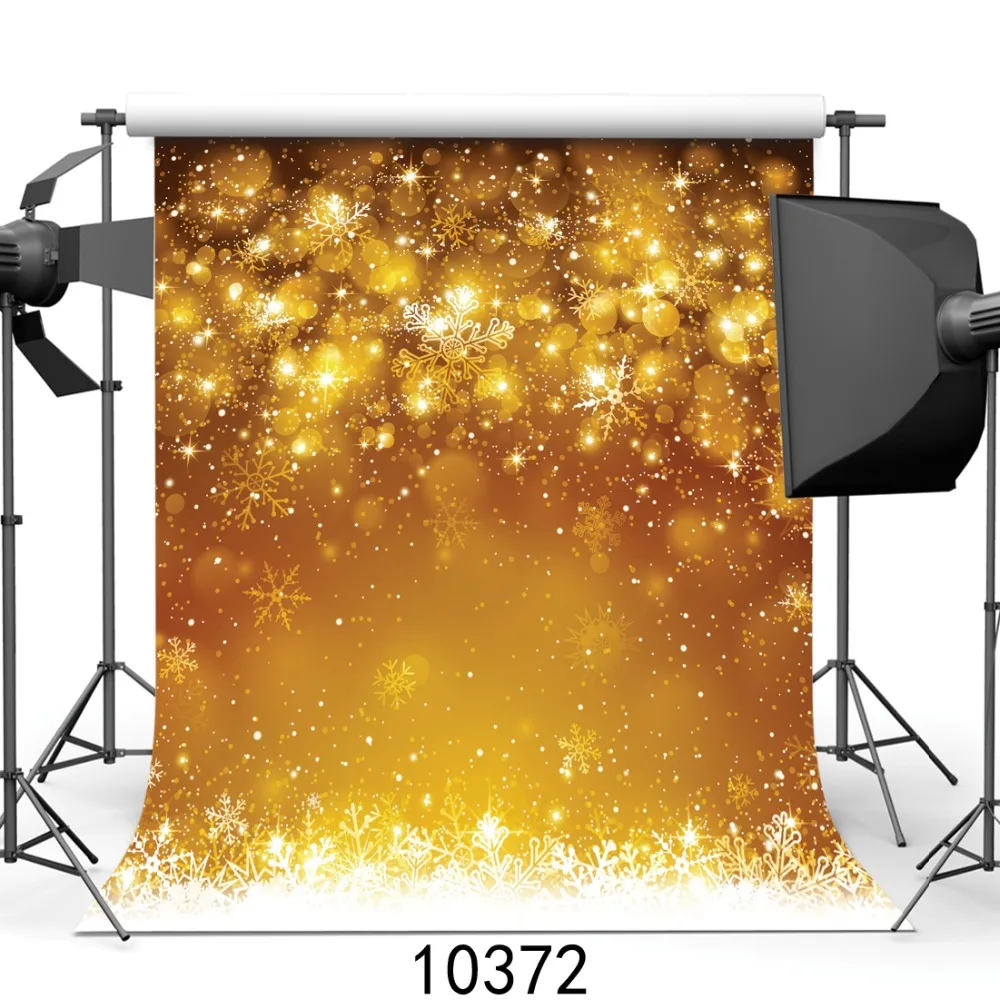 Золотой Mew Снежинка фото фонов винил Винтаж фотографии Задний план детские для