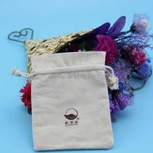 100 шт./лот CBRL небольшие украшения из хлопка мешок из хлопка подарочный футляр хлопковый мешочек сумка со шнурками украшение с индивидуальным логотипом сумка Iphone5c сумка