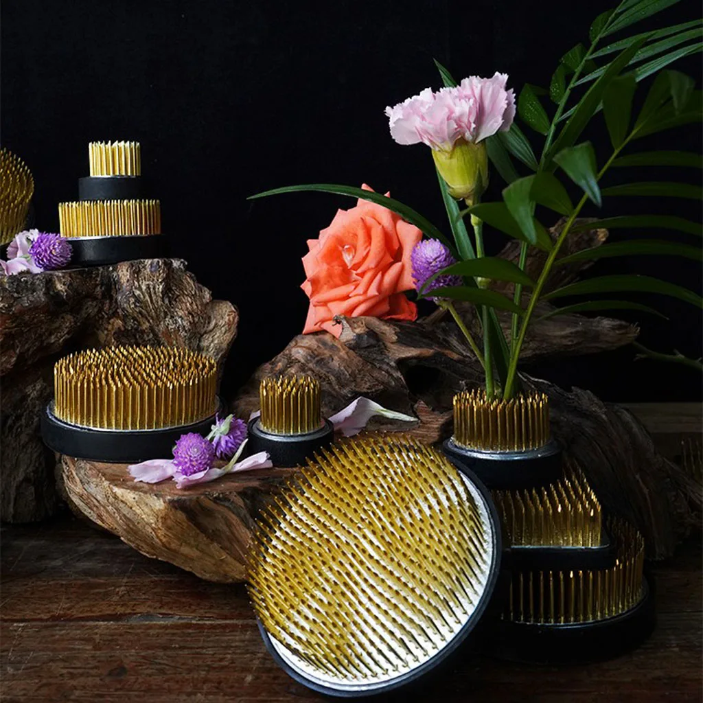 3.4cm Round Ikebana Kenzan Flower Frog Insert Base for Floral Arrangment 