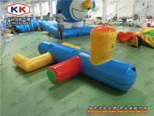 Factory cheap price water park toy inflatable water dog for water games
