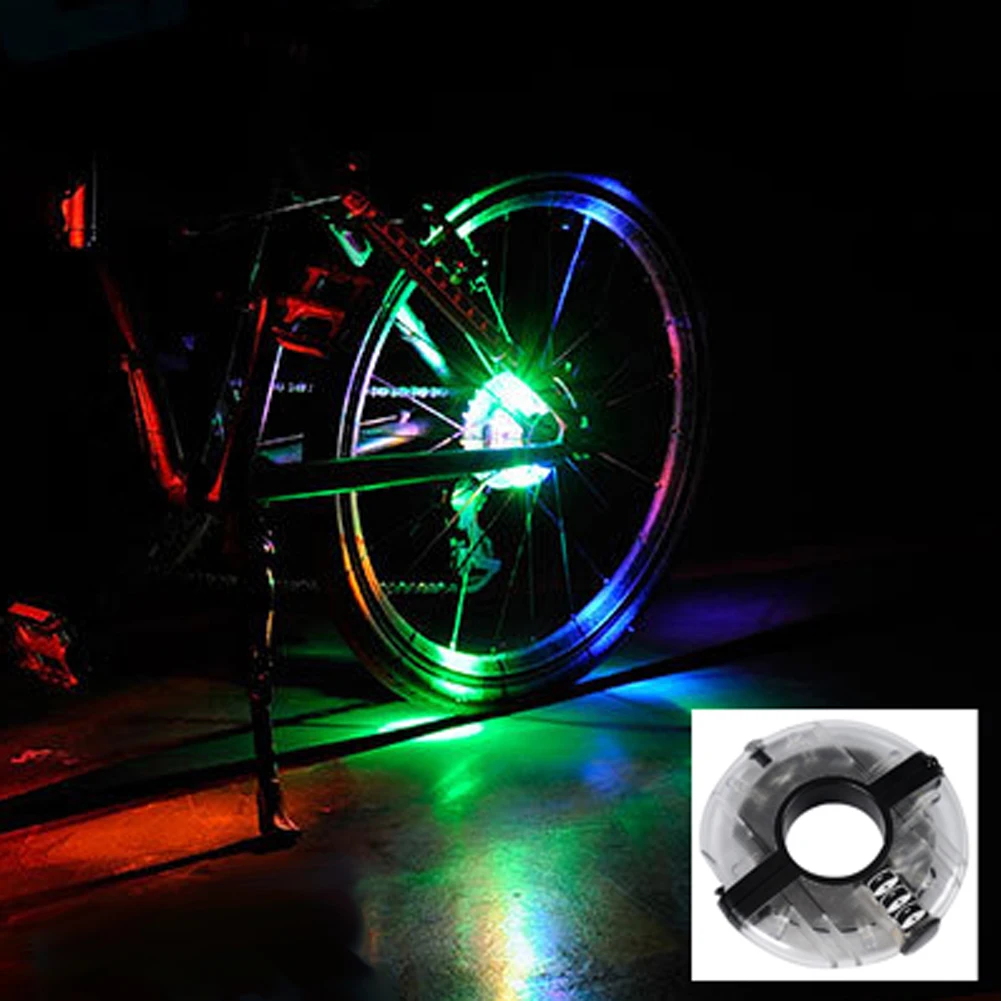 2017 New Bicycle Cycling Hubs Light Bike Front Rear Tail Light