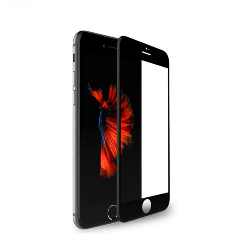 Высокая qualityfull крышка 9 H жесткий край закаленное стекло для iPhone 6 6S плюс