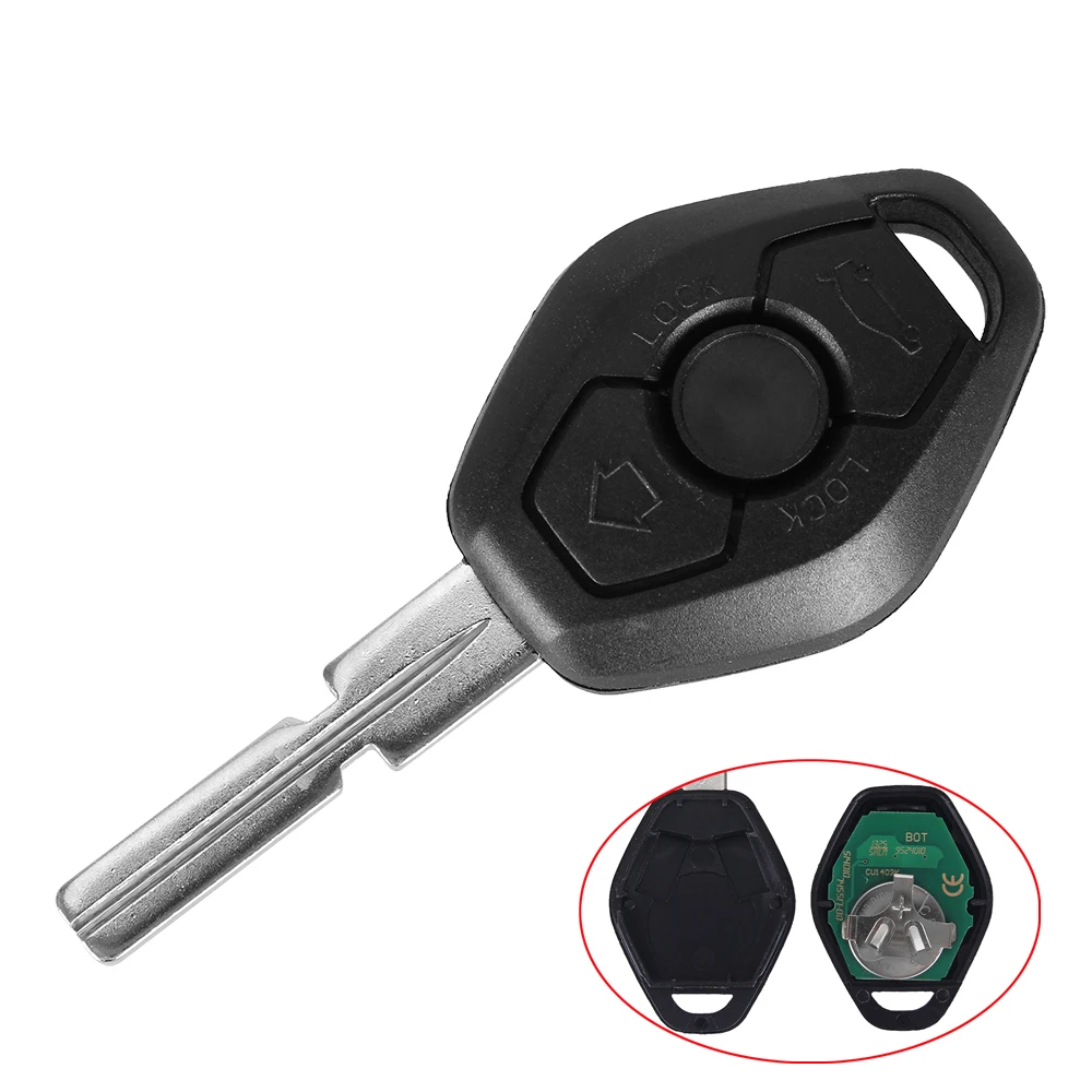 DANDKEY 3 кнопки 315 МГц ID44 чип HU58 лезвие дистанционный ключ для BMW 318 325 330 525 530 540 E38 E39 E46 EWS M5 X3 X5 ключи