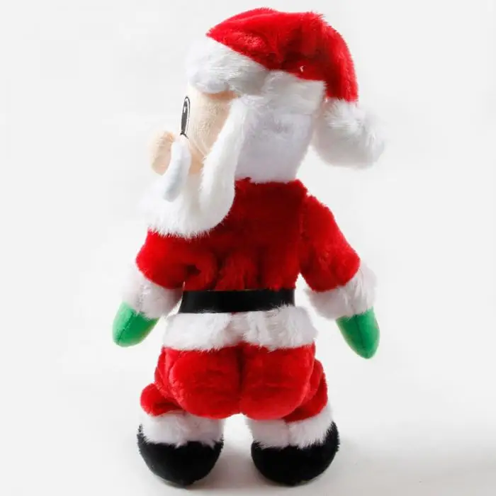 Электрический Тверк Санта Клаус игрушка Рождественский Музыка Пение Танцы витой покачиваться бедра кукла Рождество украшения дома дети