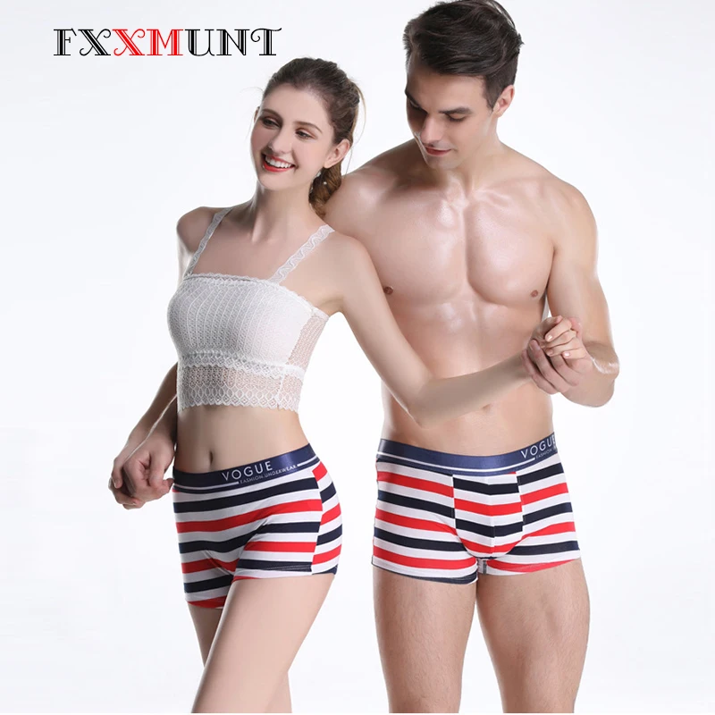 

Lovers Couples Underwear Cotton Boxers Ethika Calecon Homme Boxer Shorts Men's Underwear Boxer Panties Cueca Underpants SX001