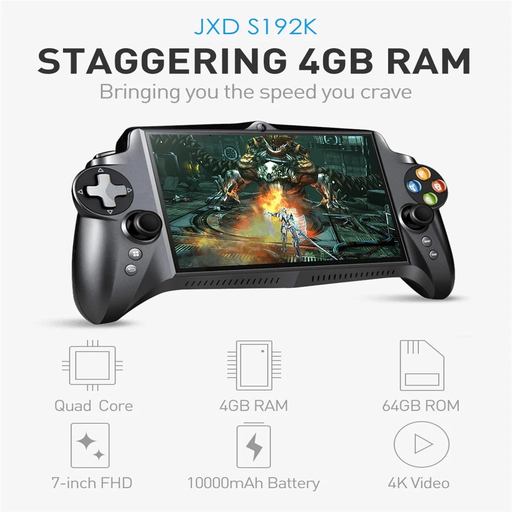 Jxd S192kゲームパッドゲームタブレットpc Rk32 7 アンドロイド5 1クワッドコアゲーム ハンドヘルドコンソール4ギガバイト 64ギガバイト3dゲームプレーヤー1 8 Ghzのemmc Pk Q9 Game Player Game Handheld Consolegame Tablet Pc Aliexpress