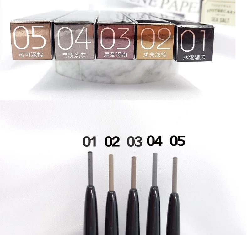 Free shipping Eyebrow Enhancers Brand Flamingo 1.5mm fine refill waterproof non blooming with brush head eyebrow pencil B1001 Free shipping Eyebrow Enhancers Brand Flamingo 1.5mm fine refill waterproof non blooming with brush head eyebrow pencil B1001