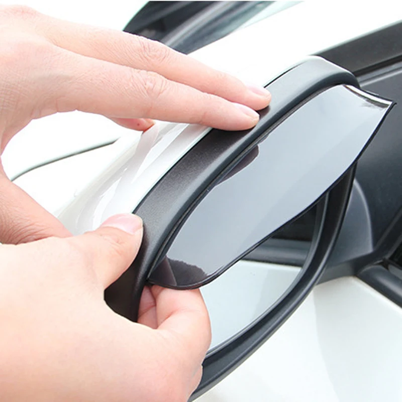 

Universal Rearview Mirror Rain Eyebrow PVC Auto Mirror Rain Shield Shade Cover Protector Guard PVC Rainproof Blade 2Pcs Together