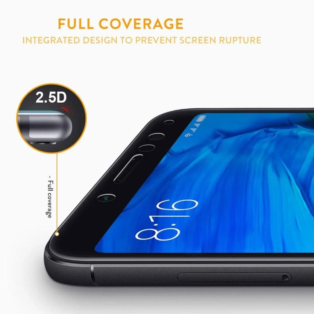 Закаленное стекло для Xiaomi Redmi 5 5A Plus Note Pro Prime защита экрана полное покрытие на A