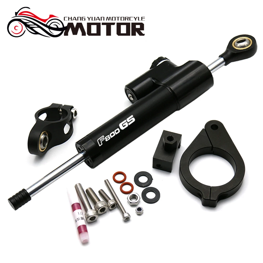 

F800GS Motorcycle CNC Damper Steering StabilizerLinear Reversed Safety Control+Bracket For BMW F800GS/ADV F800 GS F 800 GS ADV
