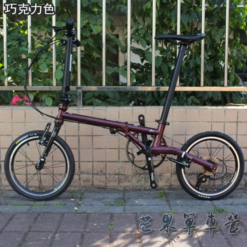 Fnhon CR MO стальной складной велосипед 16 &quotMinivelo Мини Велотренажер городской