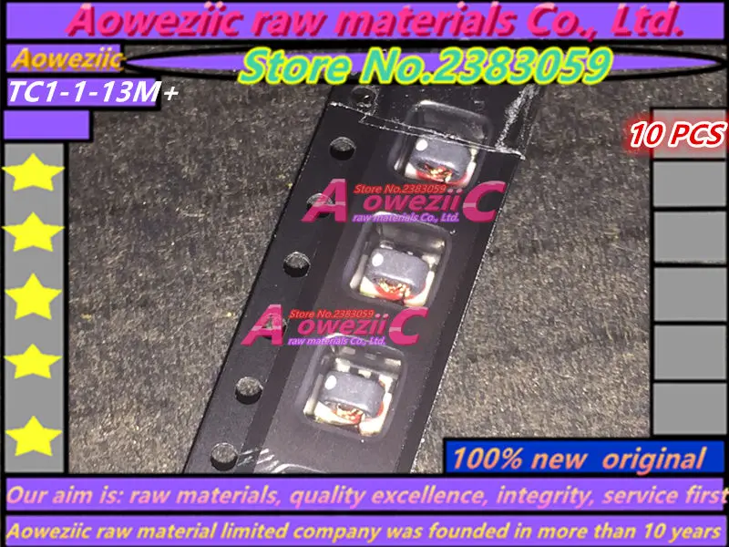 

Aoweziic 100% new original TC1-1-13M+ radio frequency transformer