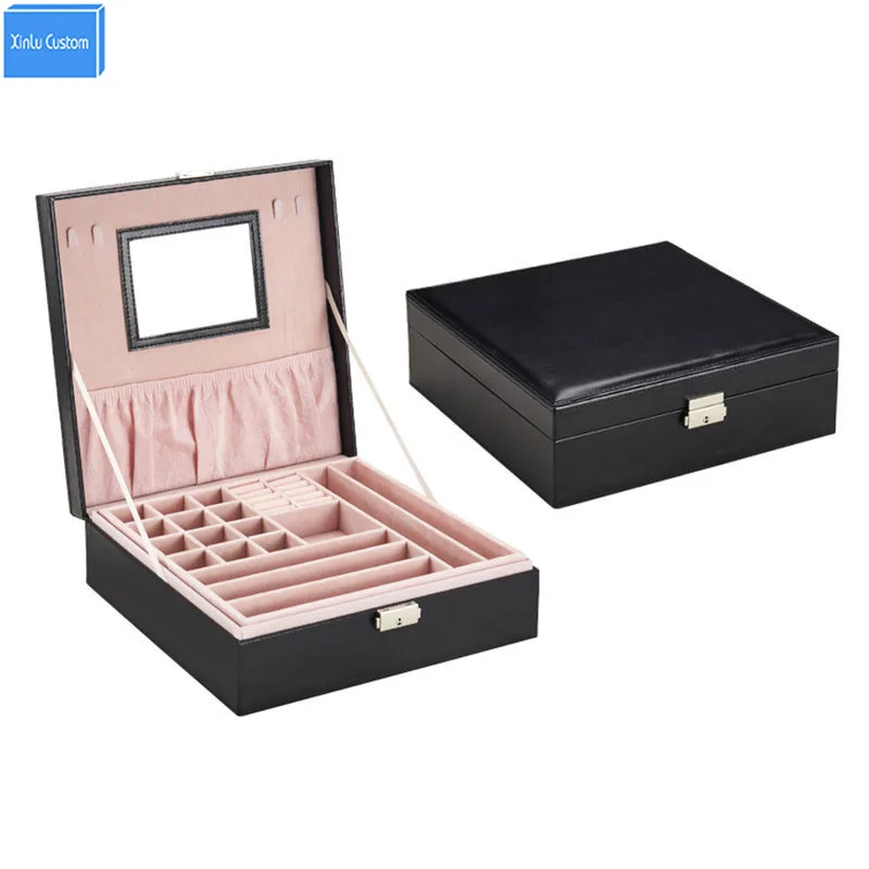 Multifunction Watch&Jewelry Boxes for Women,Lockable Makeup Organizer