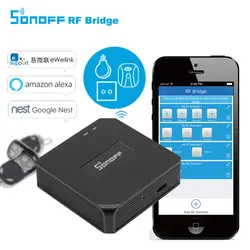Sonoff RF мост дистанционного управления универсальная Автоматизация управления WiFi Конвертация 433 МГц беспроводной Domotica переключатель RF