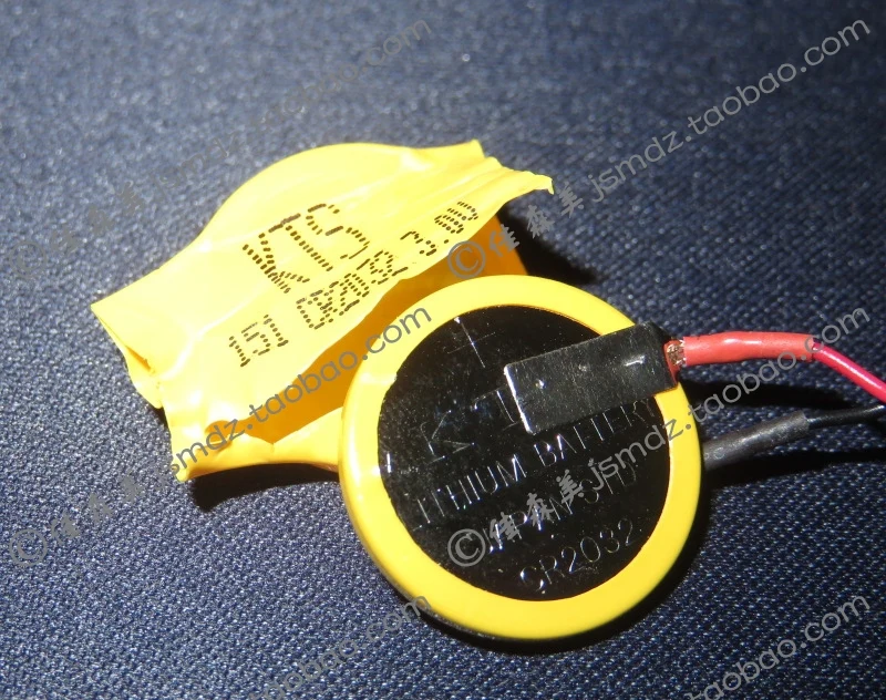 Lot De 5 Piles CMOS BIOS CR2032 - Fiche 3 V - 2 Broches (MOLEX) PC