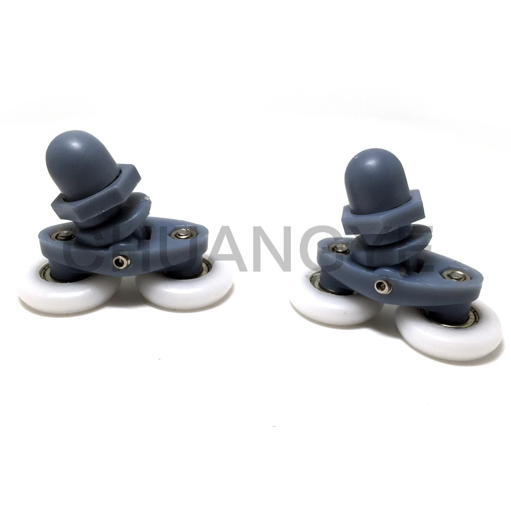 8 Shower Door ROLLERS Runners Pulleys Wheels bathroom Replacement Parts 25mm
