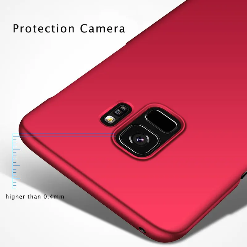 Note10 чехол для Samsung Galaxy S7 Edge Note 9 S7Edge матовый S9 S8 S10 Plus Жесткий ПК