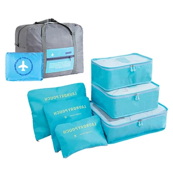 

Foldable Travel Bags Set Women Men Clothes Underwear Shoes Luggage Organizer Cosmetics Suitcase Case Home Storage Accessories
