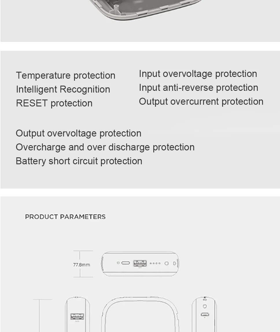 Xiaomi Solove повербанк беспроводная зарядка 10000 мАч портативный Внешний аккумулятор мини повербанк для iPhone X samsung huawei Беспроводное зарядное устройство пауэр банк