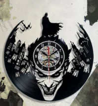 Часы "Бэтмен" 3D настенные часы "Бэтмен" Виниловая пластинка креативные Подвесные часы для декорирования жилых помещений-украшают ваш дом - Цвет: 8