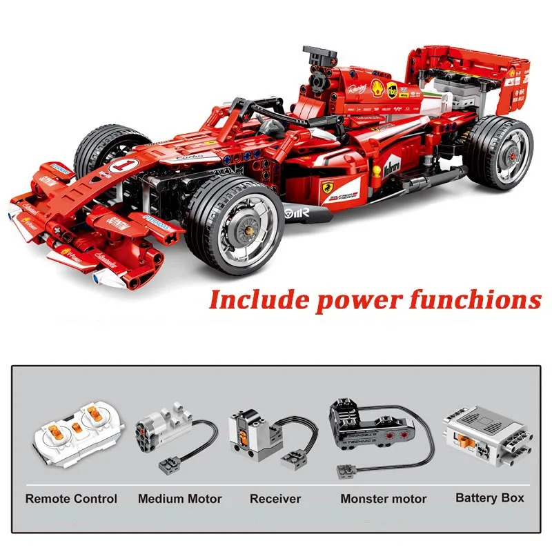 Продажа Пульт дистанционного управления F1 FRR Legoing Racer RC гоночный автомобиль строительные блоки моторная техника суперкар Супер спортивный автомоби...