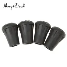 MagiDeal 4 шт. Открытый походный полюс Замена резины советы треккинговые защитные колпачки для палок головка для трости оборудование аксессуар 3 см