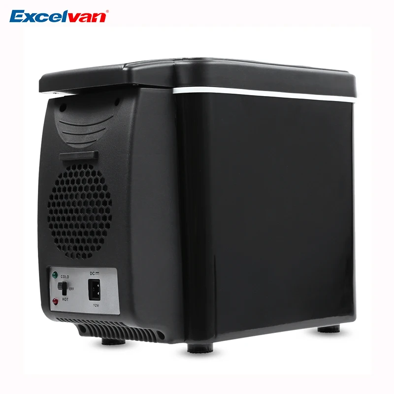 

Portable 12V Dual Use 6L Car Refrigerator Cooler and Warmer Box Mini Travel Fridge
