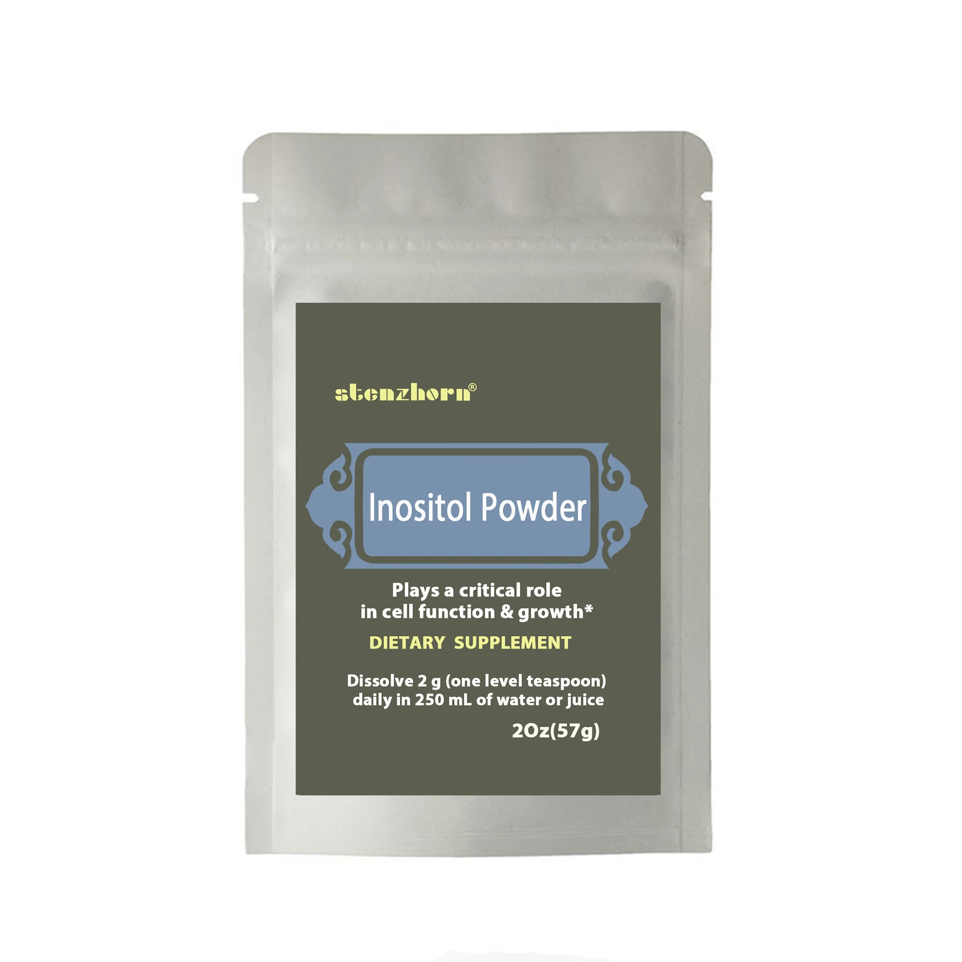 Inositol Powder 2 унций играющая роль в клеточной функции и росте *|Скрабы средства для