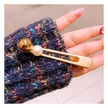 Новые женские аксессуары для волос жемчуг заколка для волос для девочек заколки для волос Сладкий Свадебный головной убор Серебро Золото заколка