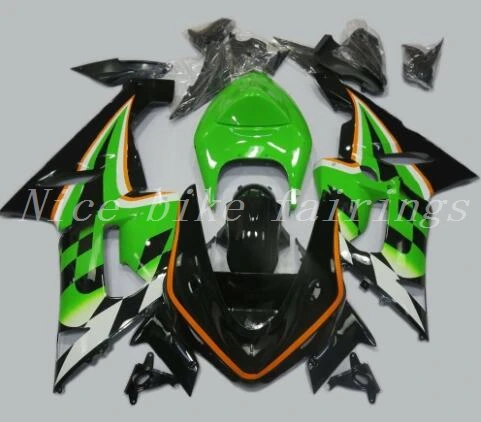 

New Abs motorcycle Fairings Kit Fit for kawasaki Ninja ZX6R 636 2005 2006 05 06 6R ZX-6R 600CC Bodywork set custom green black