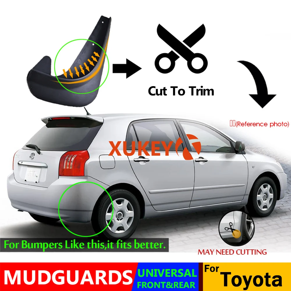 Универсальные Брызговики щитки для Toyota Auris Avensis Aygo Camry CH R Corolla IQ Picnic RAV4